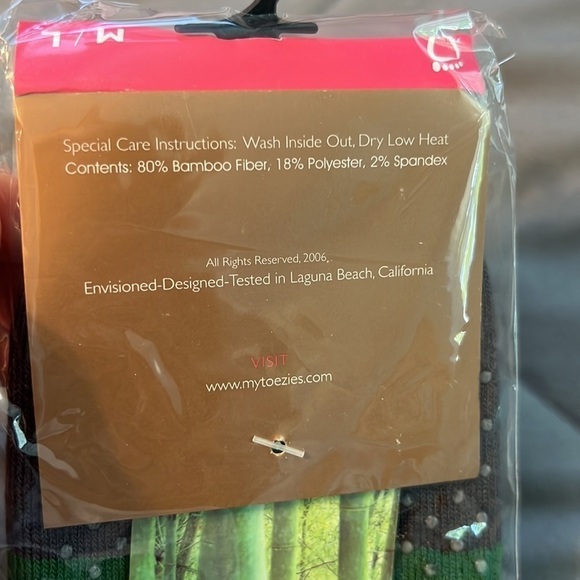 Toezies  (Toeless) The sock for a Pilates & Yoga, Size M/L, NEW IN PACKAGE - Picture 3 of 8